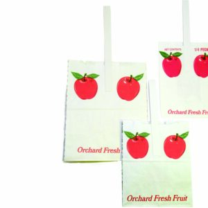 1/4 Peck Paper Apple Bag