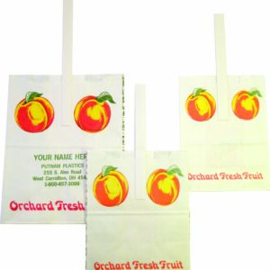 1 Peck Paper Peach Bag